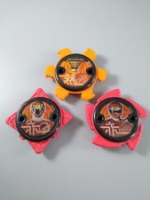Lot Of 3 - Power Rangers Ninja Steel Ninja Battle Set - Foam Star Discs