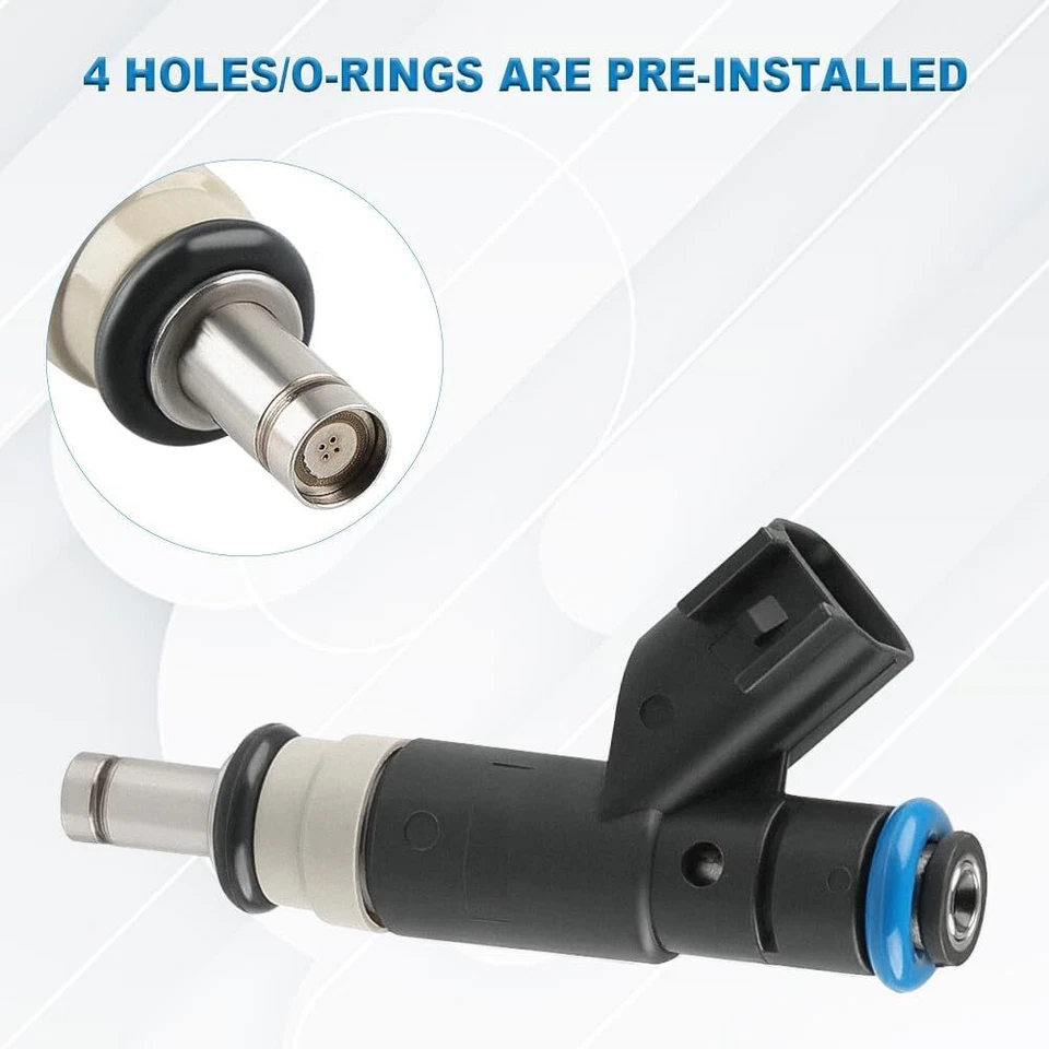 4891577AA 4x inyectores de combustible para Chrysler Cirrus Jeep Patriot Dodge Journey 2,4 L Foto 4 de 4