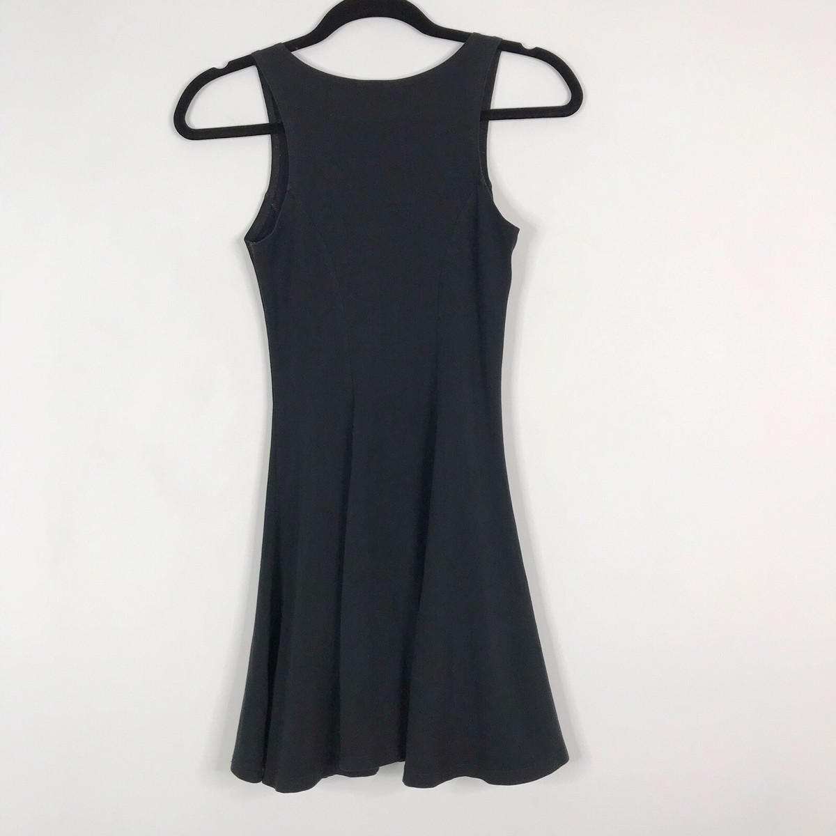 slim fit dress slacks Peacock Satin Scoop Neck Dress With Strappy Open Back Detailing And Fit And  Flare Skirt main image 0