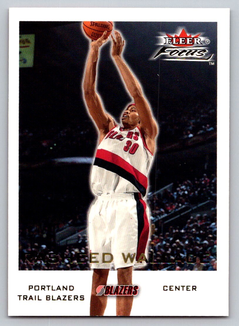 2000-01 Fleer Focus #95 Rasheed Wallace