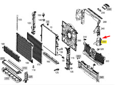 NEU MERCEDES-BENZ S-KLASSE W222 K&Uuml;HLER RECHTS UNTEN LUFTKANAL A2225053630 14-19