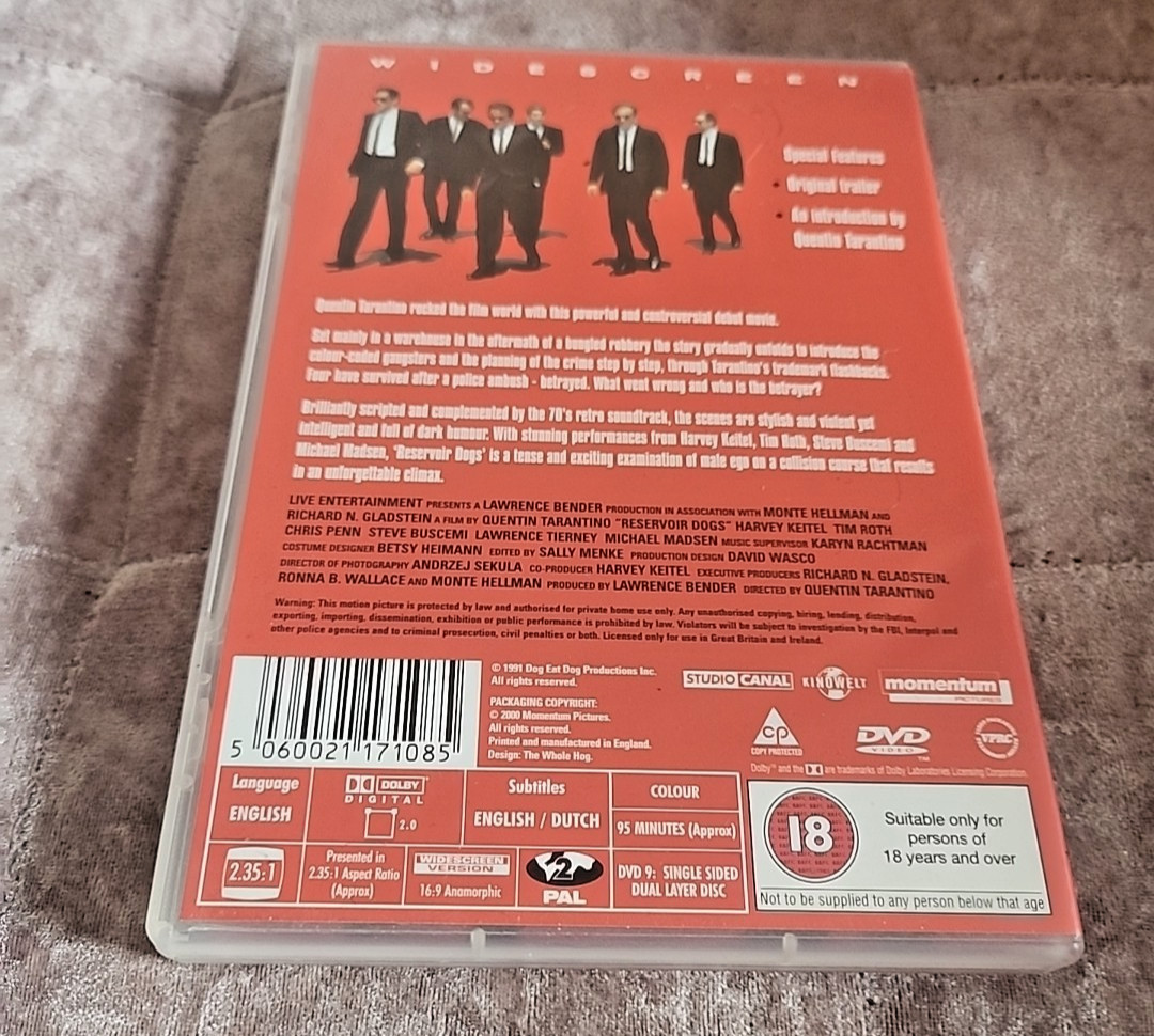 Reservoir Dogs (DVD, 2000) image 2