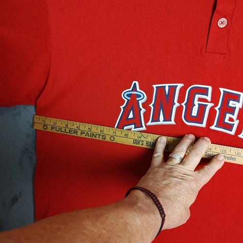 Los Angeles Angels Shirt Adult 3XL XXXL Red Short Sleeve Baseball MLB Mens - Picture 5 of 10