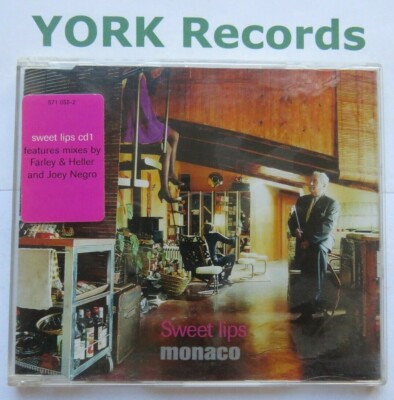 MONACO - Sweet Lips - Excellent Condition CD Single Polydor 571 055-2