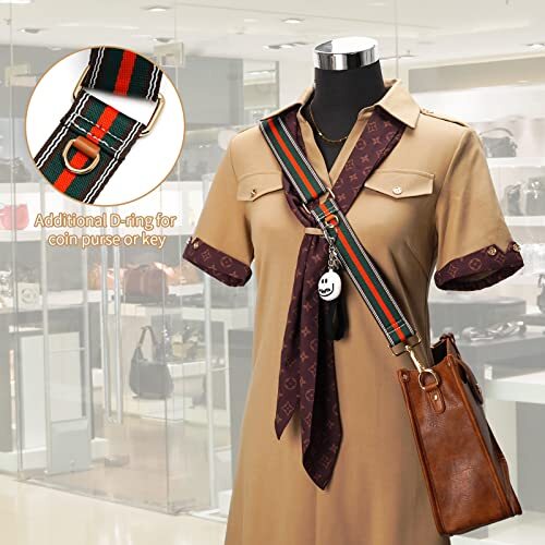 Purse Straps Replacement Wide Crossbody Shoulder Strap for Bags D-38b-014 - Bild 2 von 6