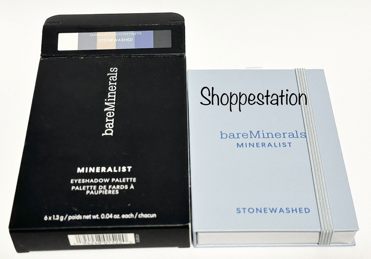 bareMinerals Mineralist Eyeshadow Palette Shade STONEWASHED 6 x