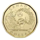 2022 Oscar Peterson Canada one dollar loonie coin