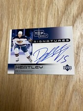 2002-03 Upper Deck Top Shelf Hockey Dany Heatley Thrashers Autographed Card