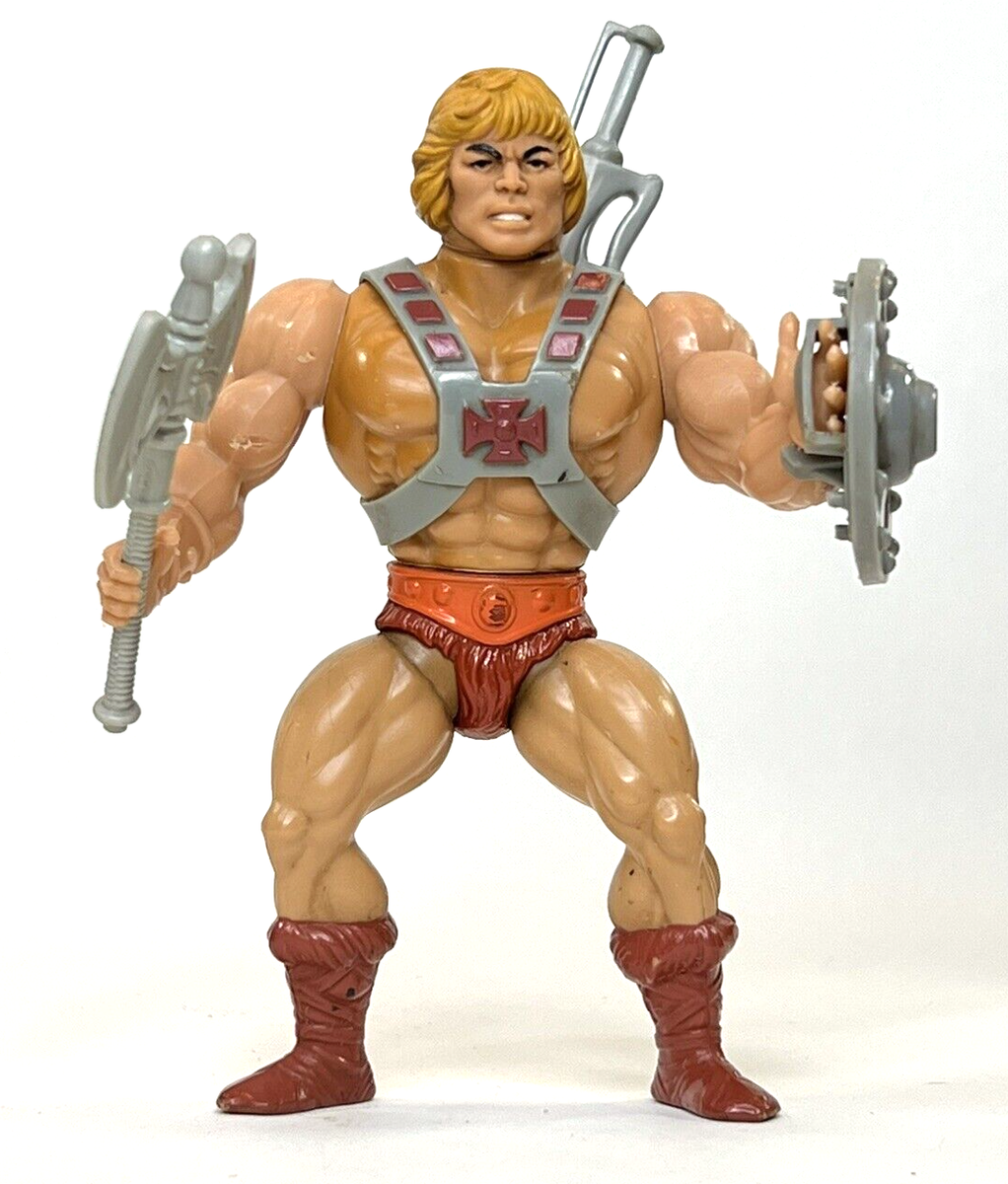 He-Man フィギュア 1981年製 Vintage MOTU He-Man Soft Head 1981 Masters of the Universe
