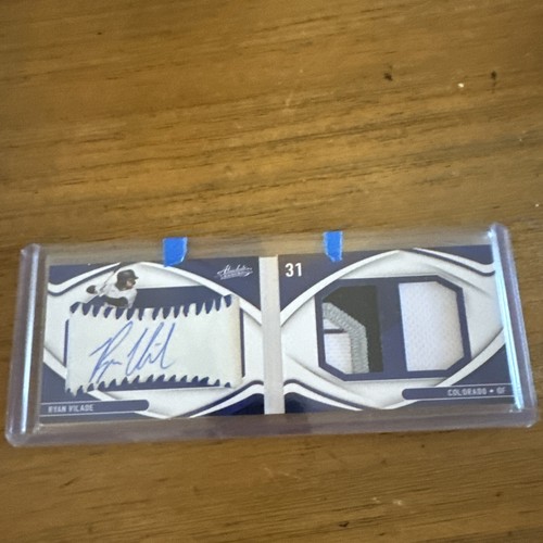 2022 Panini Absolute Ryan Vilade Rookie Materials Booklet RC 23/50 #139 Auto