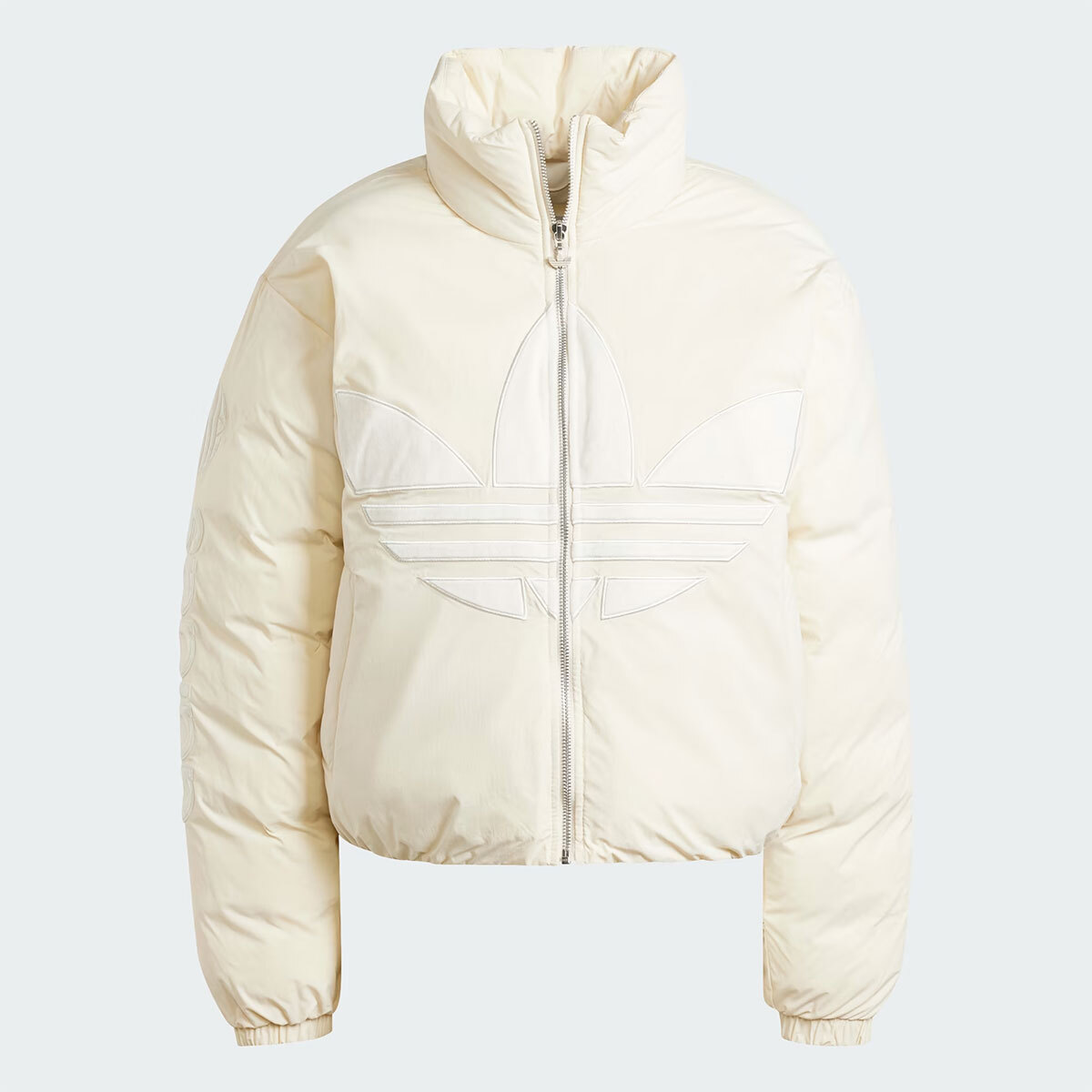 ADIDAS Womens ADICOLOR BIG LOGO JACKET IK5991 WONDER WHITE ADIDAS Womens ADICOLOR BIG LOGO JACKET IK5991 WONDER WHITE