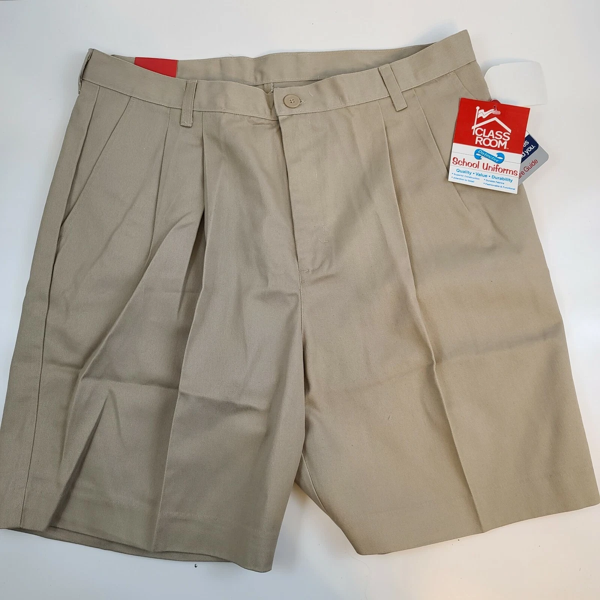 Khaki shorts for teens cheap
