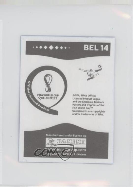 2022 Panini FIFA World Cup Qatar Stickers Belgium Blue Youri Tielemans