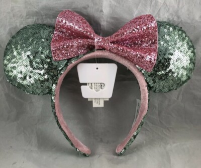 Disney Parks Sugar Rush Mint Green Pink Glitter Minnie  display picture 1