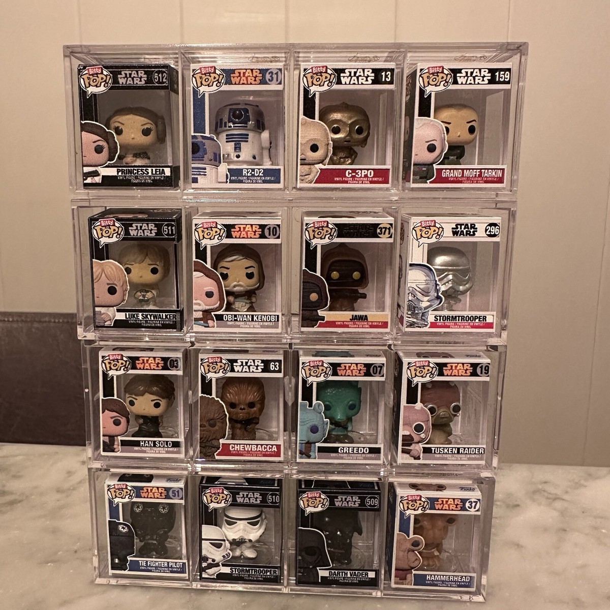 Funko Bitty Pop Star Wars Complete Full Set With Rare Mystery