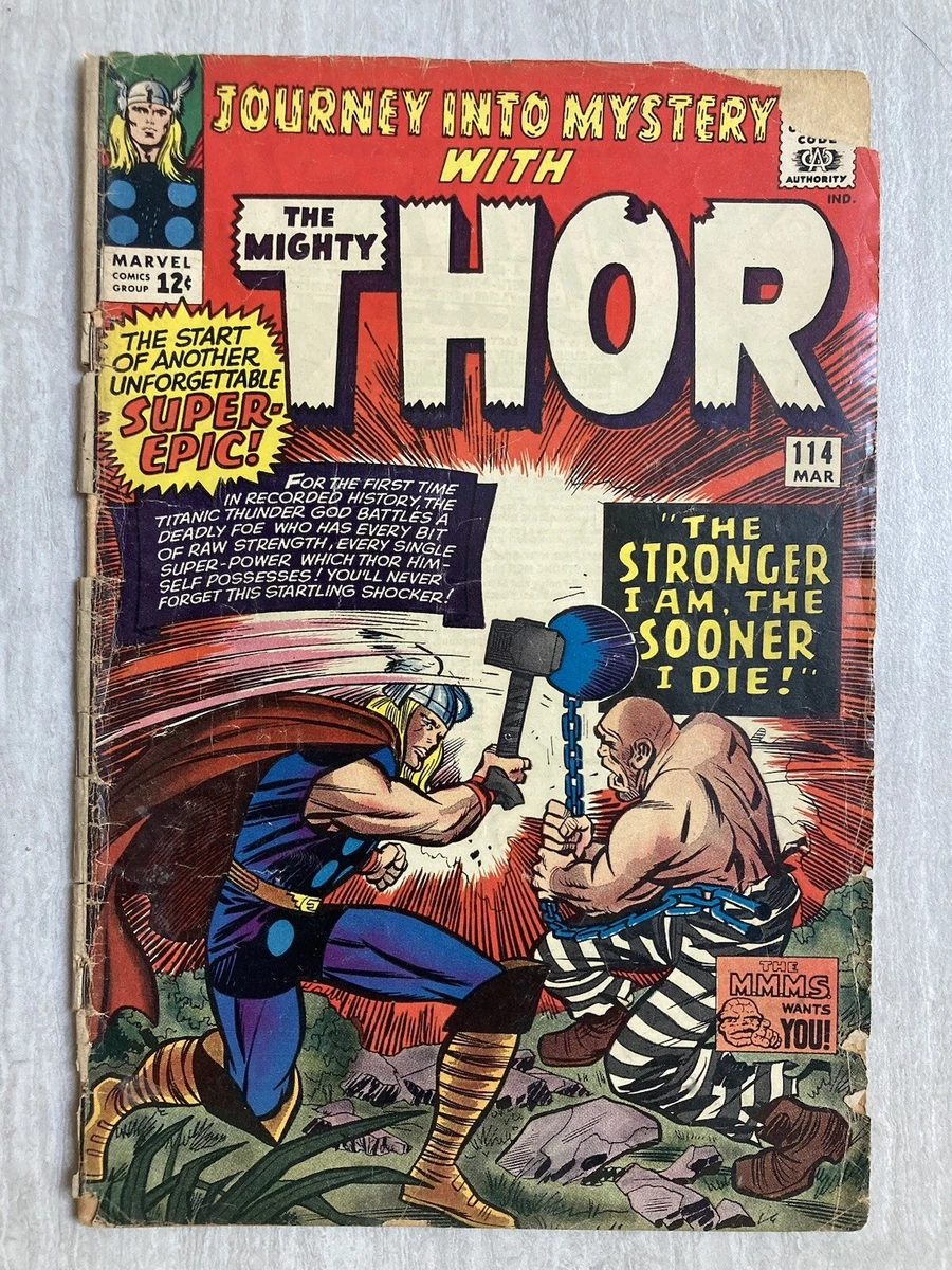 Thor Journey Into Mystery #114 (Marvel Comics 1965) 1st App. Absorbing Man  | eBay