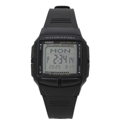 CASIO DB-36-1A DB-36 Series DB-36 DB Quartz Digital Clear Black