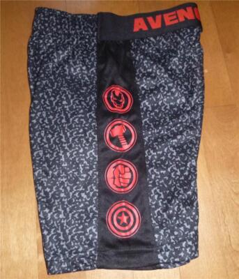 Boys Marvel AVENGERS Logo Athletic Shorts Size XS 4/5 S 6/7 M 8 L 10/12 NWT