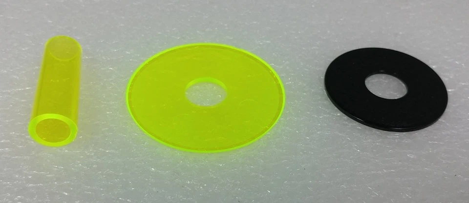 Japan Sanwa Clear Yellow Tube Set for Joystick JLF-CD-CY Video Game Arcade Parts - Image 2 of 3