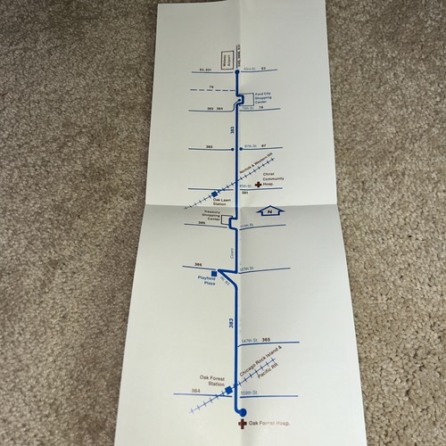 3 - 1978 RTA REGIONAL TRANSPORTATION AUTHORITY CHICAGO Schedules Set #2 - Picture 4 of 14