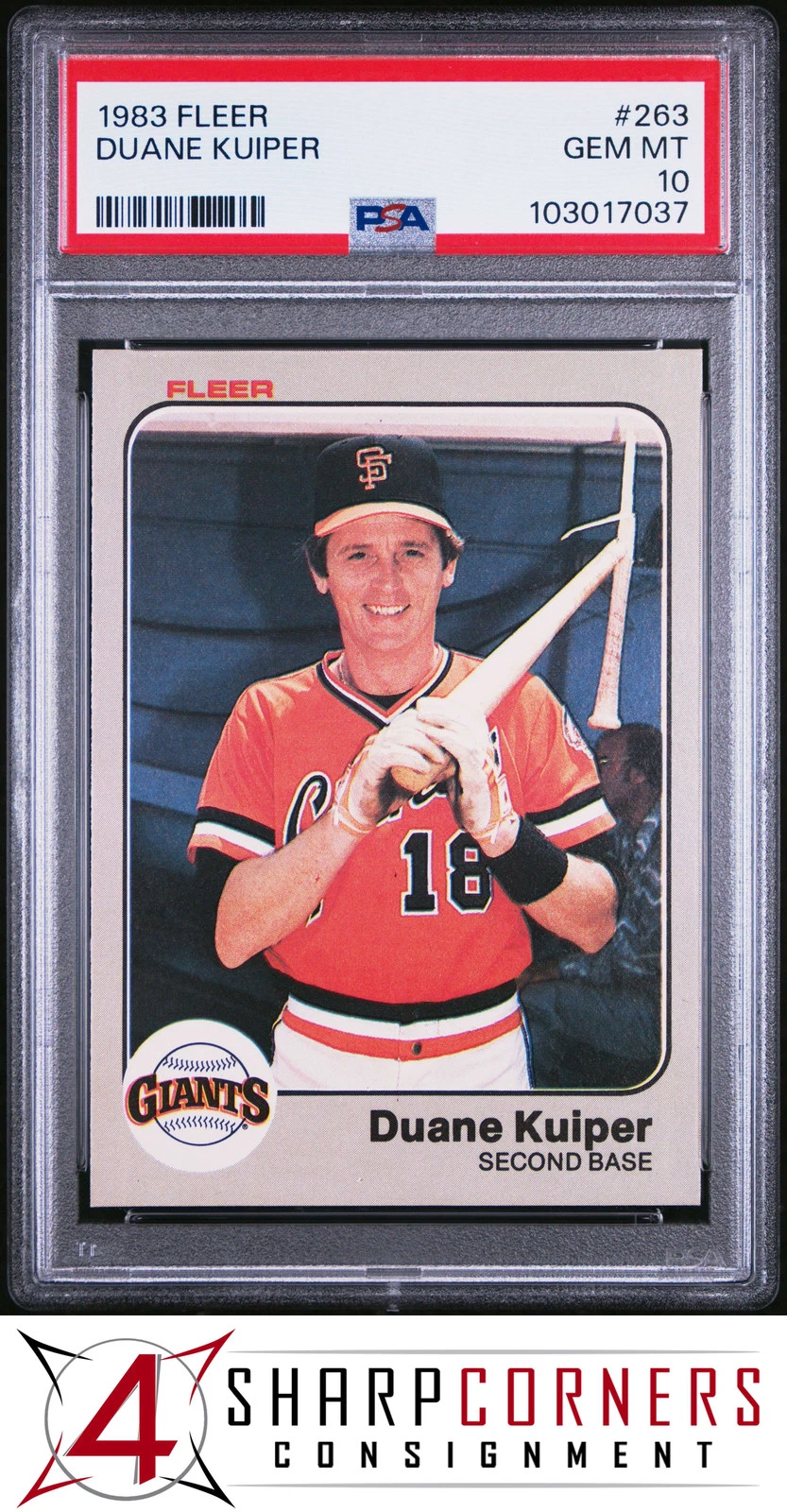 Duane Kuiper trading card