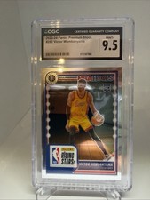 2023 Hoops Premium Stock Victor Wembanyama RC Silver Prizm CGC 9.5 Mint #282