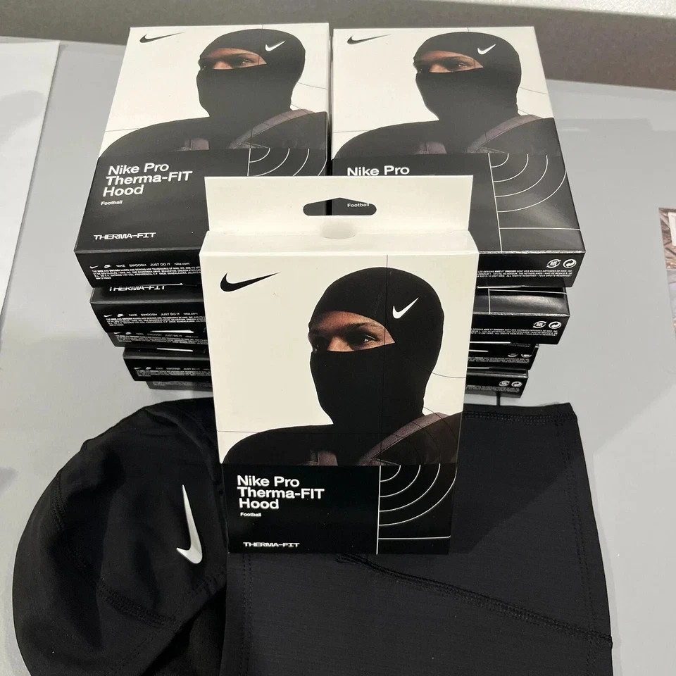 Nike Pro therma-fit hyperwarm hood ski mask black, balclava, New in box
