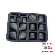 14 Pack Interior Door Armrest Window Switch Button Trim Cover Compatible with