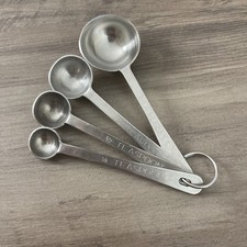 Vintage 863 Amco Measuring Spoons 188 Stainless Steel Set Of 4 Made In Japan Vintage 863 Amco Measuring Spoons 188 Stainless Steel Set Of 4 Made In Japan