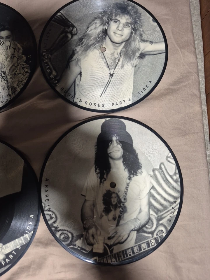 Guns 'N Roses 45 RPM Picture Disc of interviews BAKPAK 1011  UK Foto 4 de 4