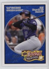 2008 Upper Deck Baseball Heroes Navy Blue /199 Troy Tulowitzki #57 0l44