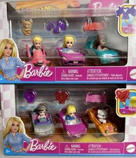 Hot Wheels RacerVerse Barbie Toy Car- 3pk NIB 2 Different Versions -6 Cars