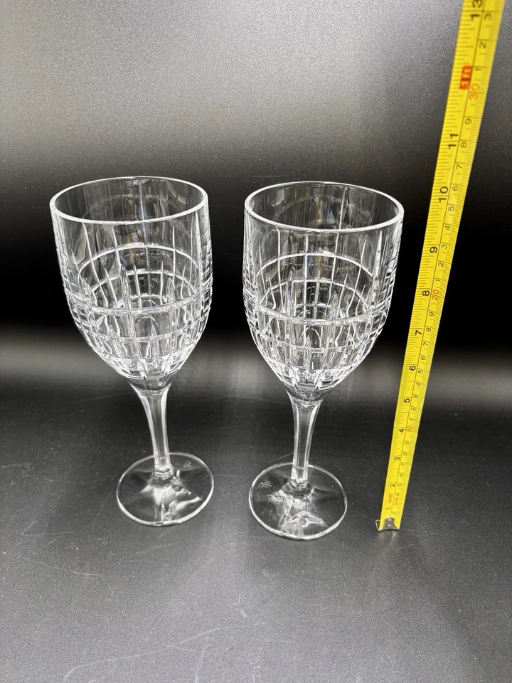 Ralph Lauren Cristal Cóctel Fiesta Copas de Agua/Copas de Vino 9 3/8" Juego de 2 Foto 2 de 4