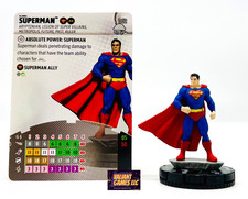 DC Heroclix Superman 002 w/ Card Notorious Set