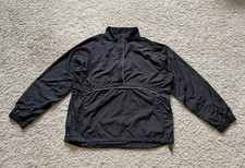Vtg NIKE - 1/2 Zip Anorak Windbreaker Jacket Mens XL Reflective Center Swoosh Em