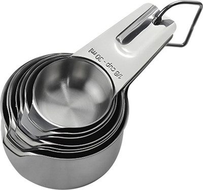 7 Piece Professional Grade Stainless Steel Measuring Cups Set by