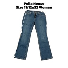 Wrangler Women's Ultimate Riding Jean Q-Baby Dark Blue Size 11/12x32