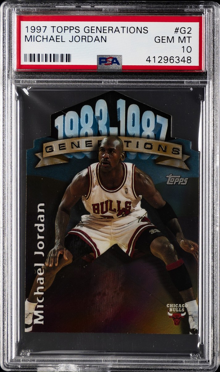 1997 TOPPS GENERATIONS #G2 MICHAEL JORDAN PSA 10 | eBay