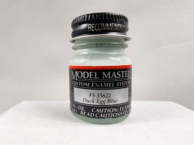 Testors Model Master Duck Egg Blue 1722 Flat Enamel Paint .5 oz 1/2 oz