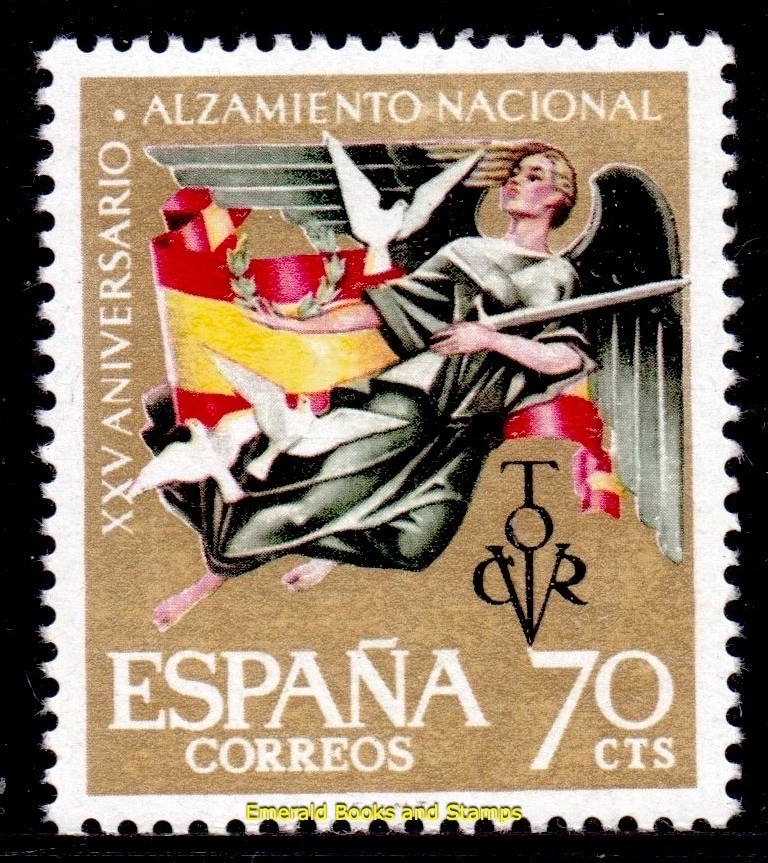 EBS Spain 1961 - Victory of Fascism - General Franco - Michel 1248-1259 - MNH** - image 2 of 4