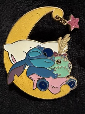 Disney Shopping Pin ~ STITCH & Scrump Midsummer Nap ~Moon & Star LE 250 #PP78488