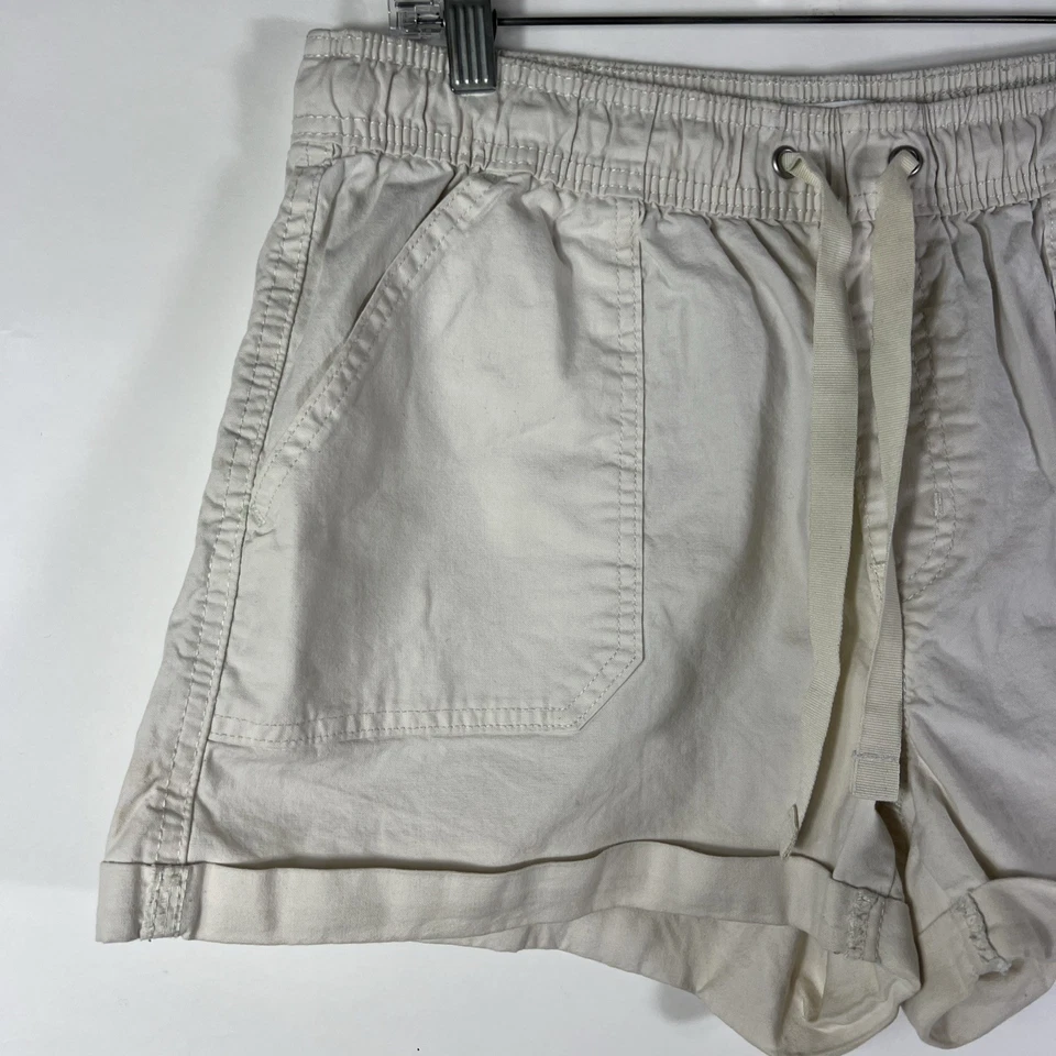 Pantalones Cortos Levi Strauss Signature Dorados Para Mujer Talla 12 Pull On Puños Chinos Marfil Foto 2 de 4