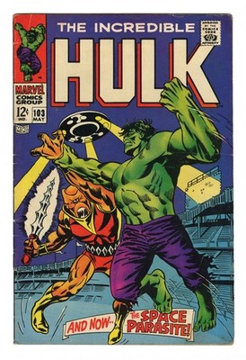 Marvel - INCREDIBLE HULK (1962-99) #103 - Grade 6.0 - Comic Book