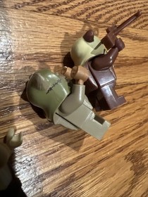 Lego Ewok Lot - Logray Paploo & A Warrior - Star Wars