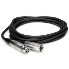 Hosa Technology Balanced Interconnect XLR3F to XLR3M Cable, 10'/3.04m
