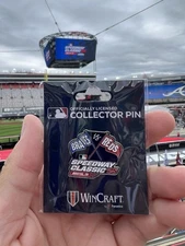 SPEEDWAY CLASSIC MLB Game Lapel Pin Cincinnati Reds Atl Braves Bristol 8/2/2025