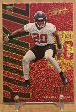 2018 Panini Absolute Football Spectrum Gold RC Isaiah Oliver #146 Falcons