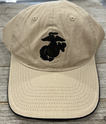Sanders Ford RM USMC Support Our Troops Embroidered Tan Adjustable Cap Hat