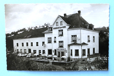 Rheinland Pfalz B) AK Irrel 1950er Jahre Hotel Zur Südeifel Diekirch Bier VW Käf