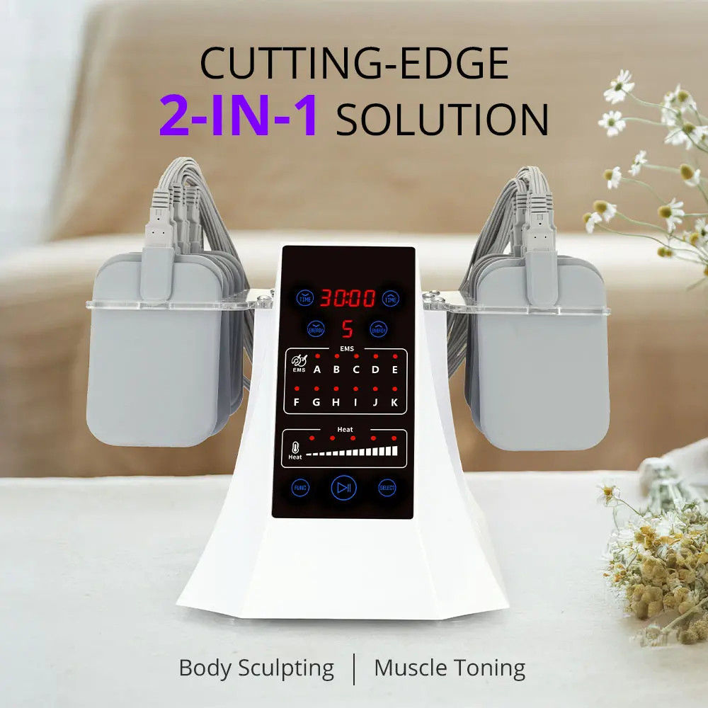 2 in 1 Electrode Microcurrent Muscle Stimulator Machine BIO Acupuncture Massager